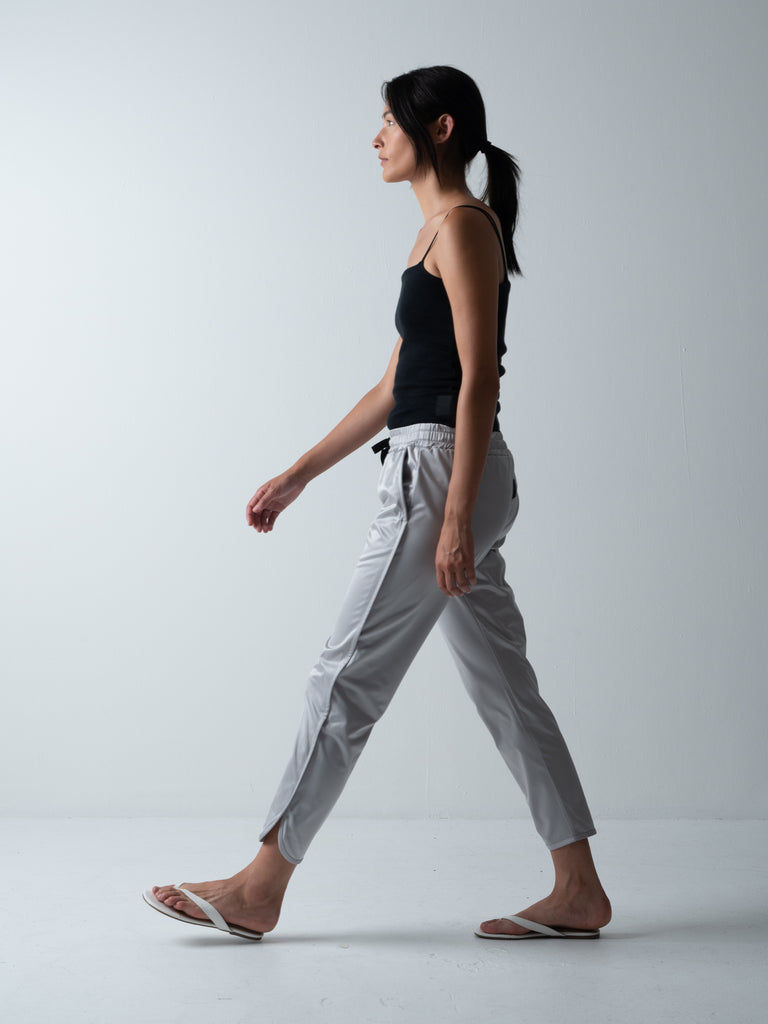 GIPSY SLIT TROUSERS / SILKY SATIN JERSEY - C8