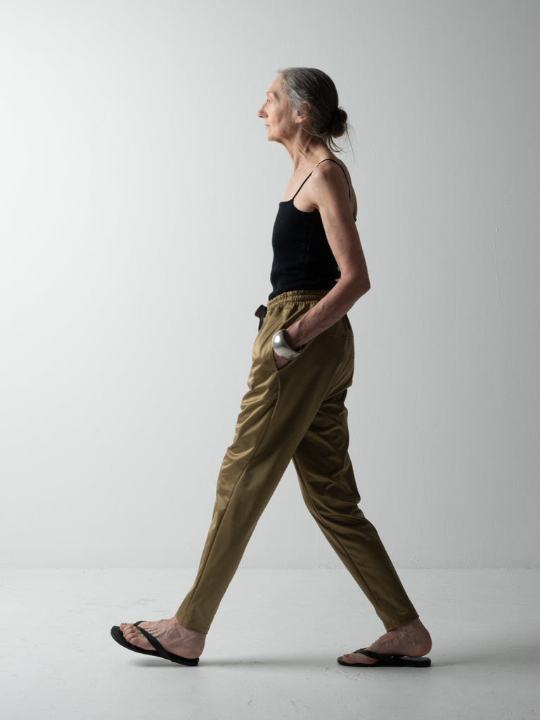 ALEXA TROUSERS / SILKY SATIN JERSEY - C8