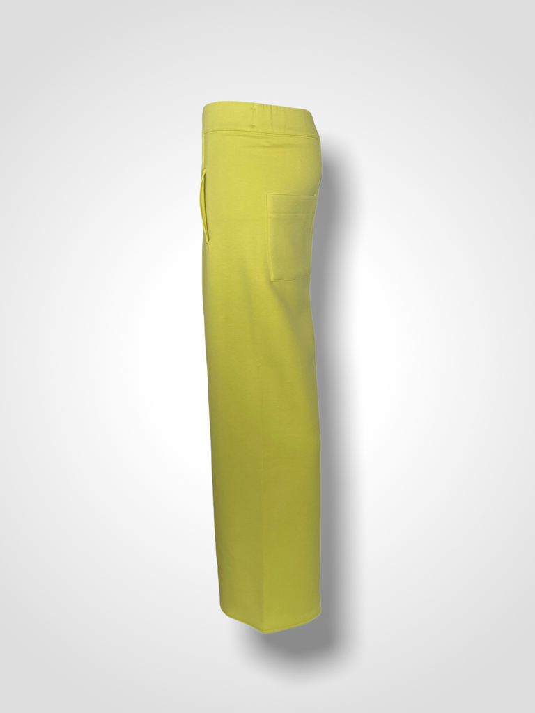GALAXY SEMI-WIDE TROUSERS / AIRLY COCOON JERSEY - C8