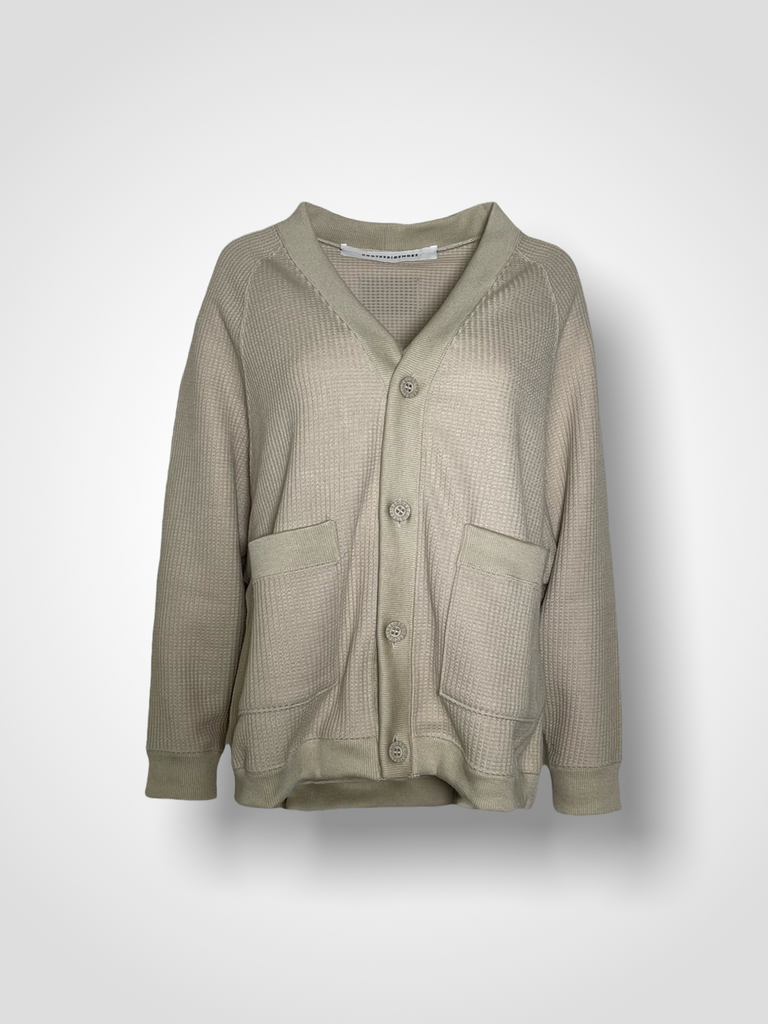 GAIL CARDIGAN / JACKAL WAFFLE - C8