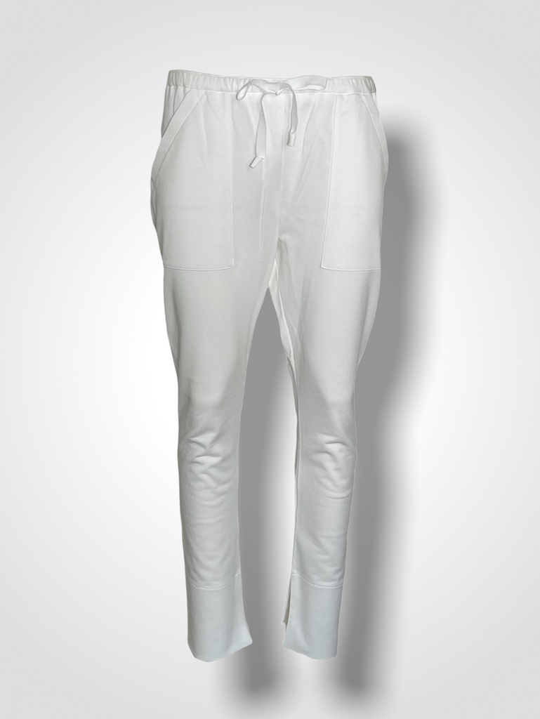 DIANNA TROUSERS / COTTON TWILL TERRY - C8