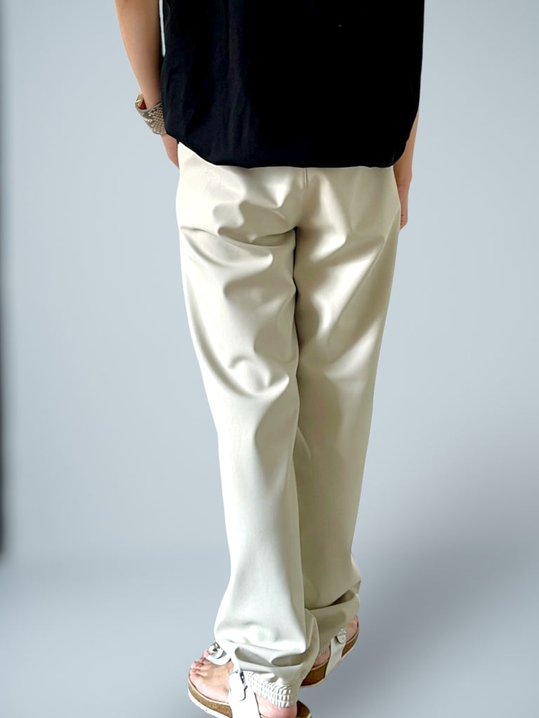 CRYSTAL BOX LEGGINGS / VEGAN LEATHER - C7