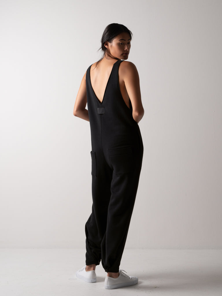 GRETEL OVERALLS / HYBRID ULTRA-LONG-STAPLE COTTON TERRY - C8