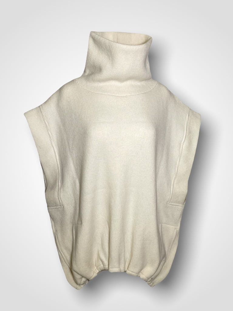 GISELE ROLLNECK GILET / CHUNKY RIB JERSEY - C7 (7731240468704)